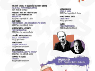 Literatura, música y arte: Toluca arranca PrimaverArte con Juan Villoro y Guillermo Arriaga