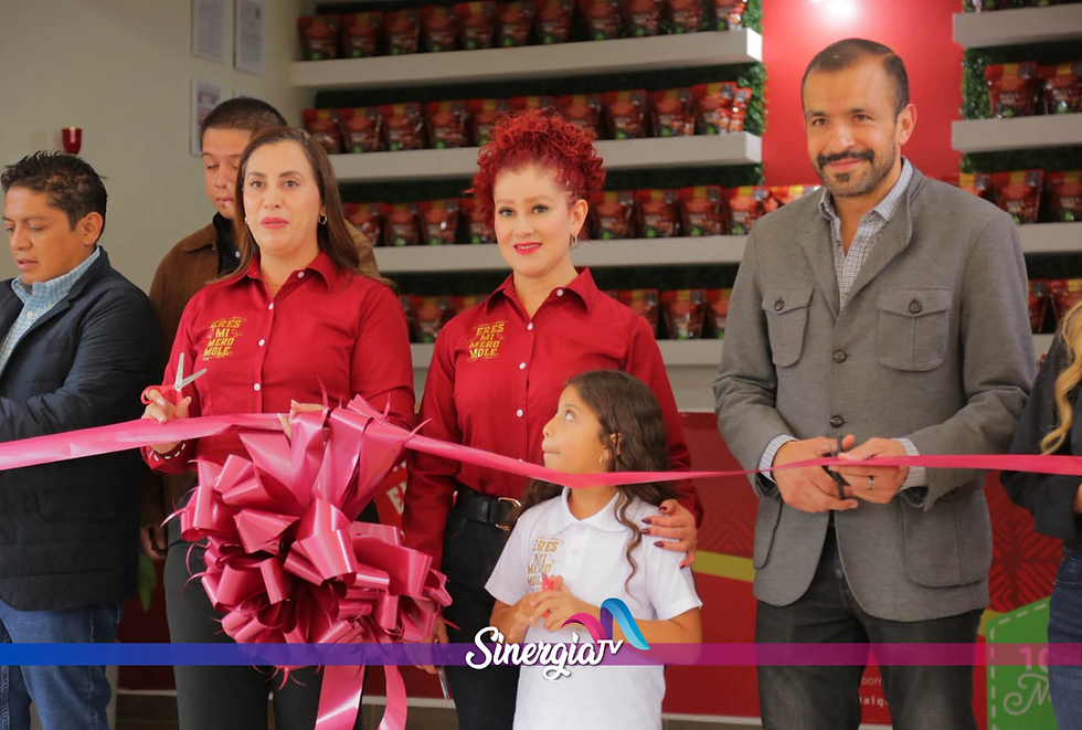 Tradición que emprende: inauguran fábrica de mole en Almoloya de Alquisiras