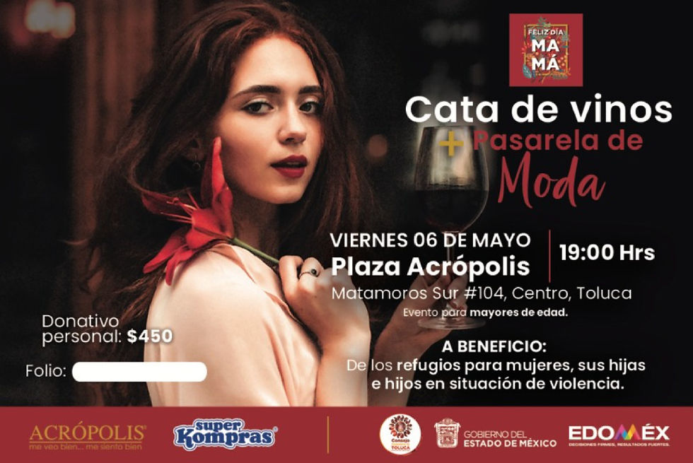 Cata de vinos + Pasarela de Moda