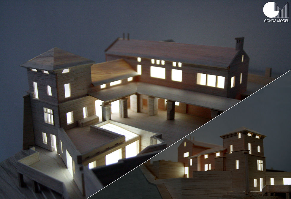 Miskolc-Tapolca Vár-Villa Model