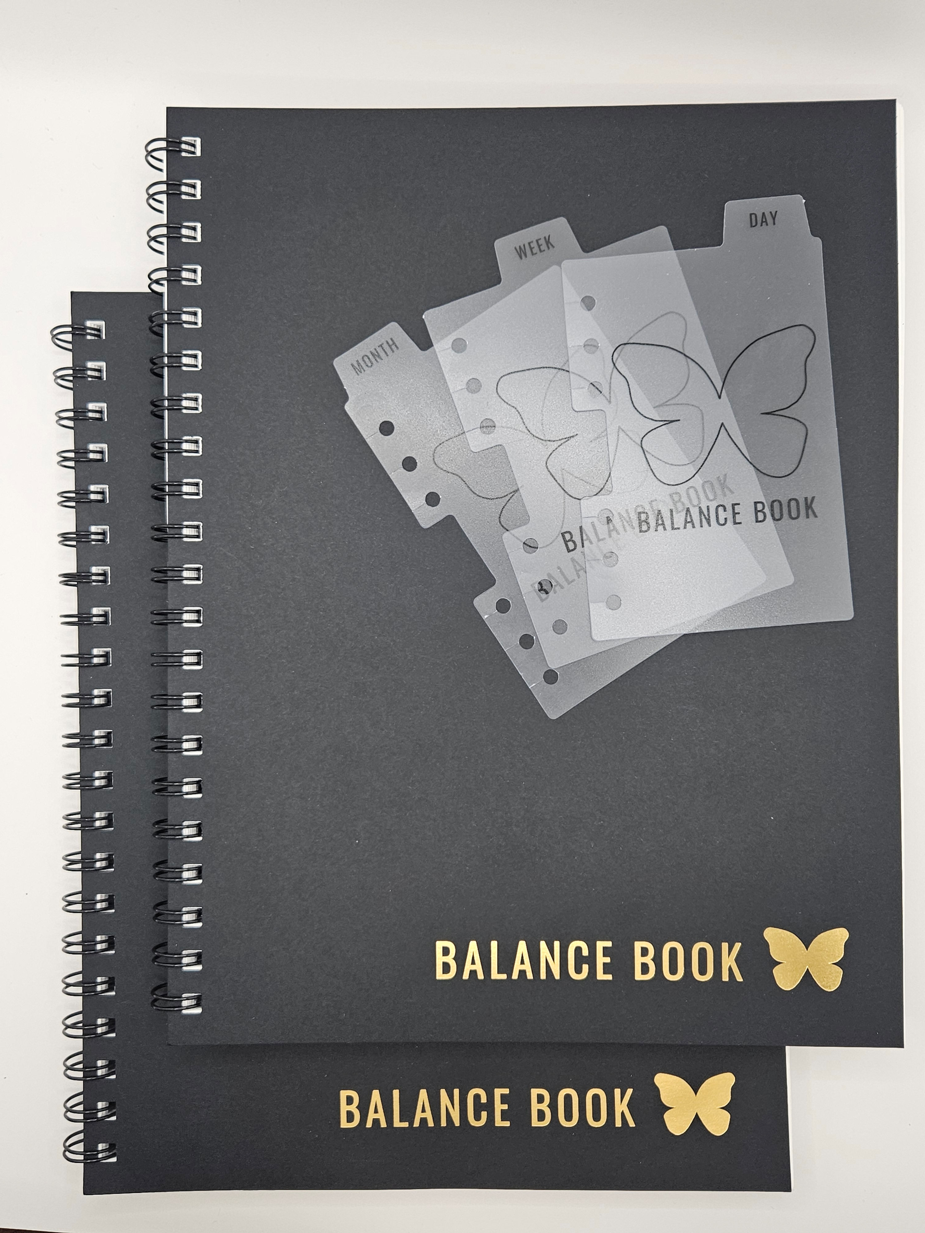 (2 pack) Balance Book - Standard (black coil)