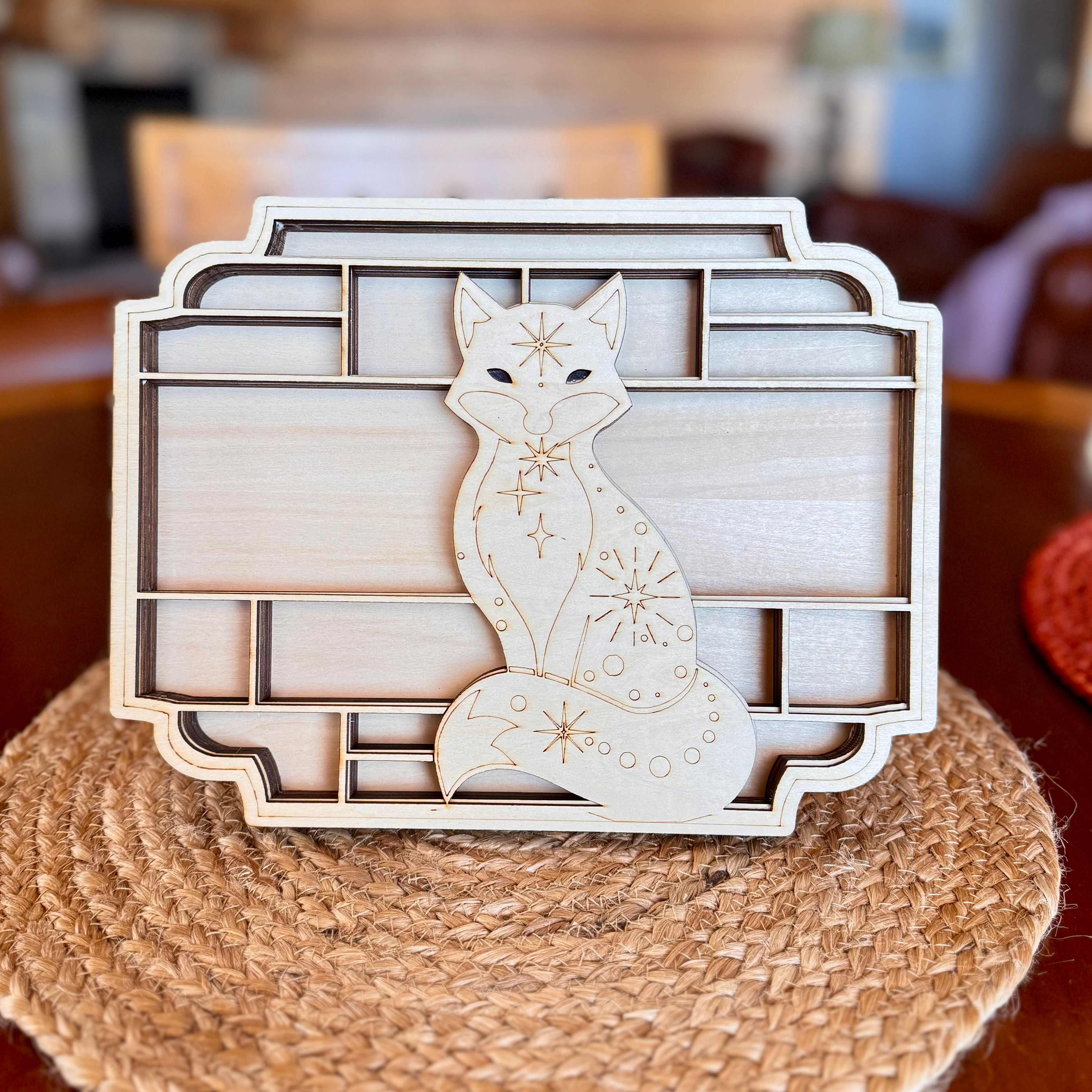 Foxy Mini Bookshelf - Blank