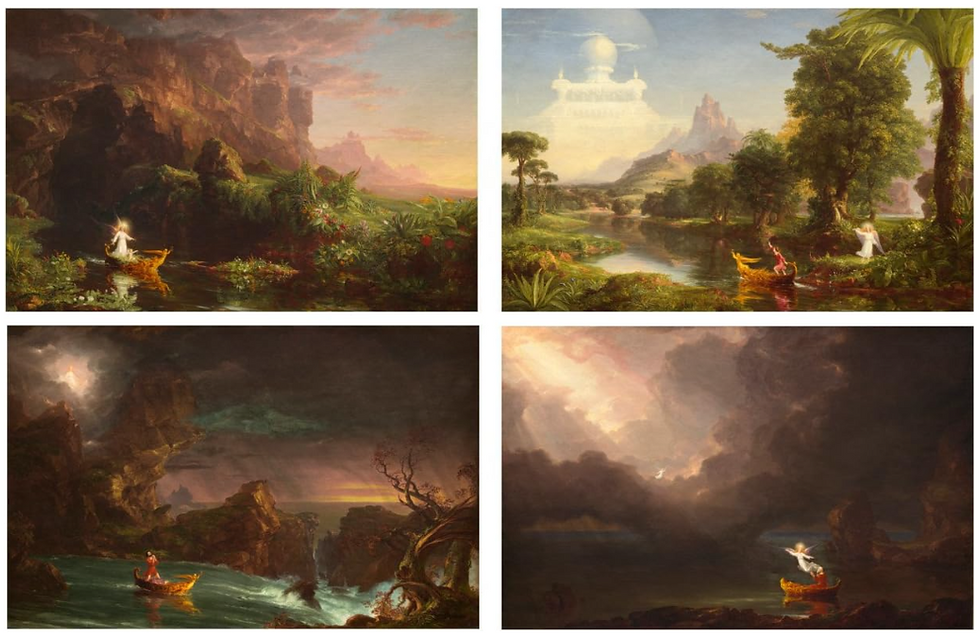 Thomas Cole, "The Voyage of Life"
