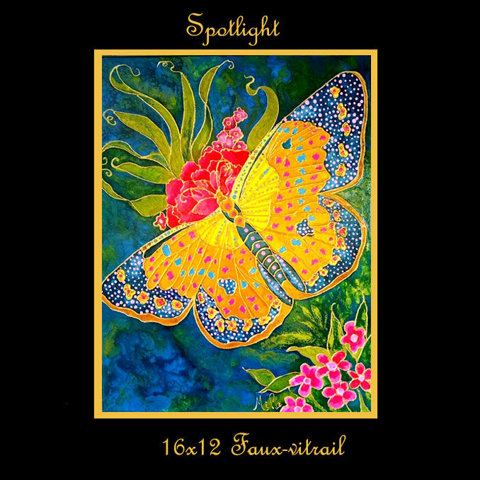 Spotlight 16x12 Technique Faux Vitrail