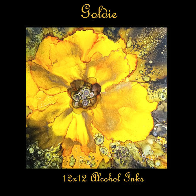 Goldie 12x12 Encres Alcool