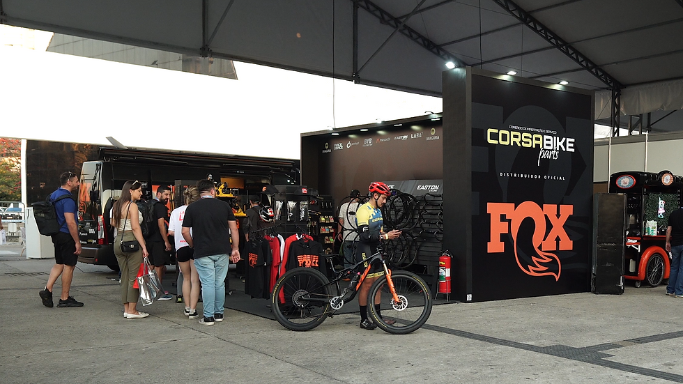 Estande da Corsa Bike Parts na Shimano Fest 2024