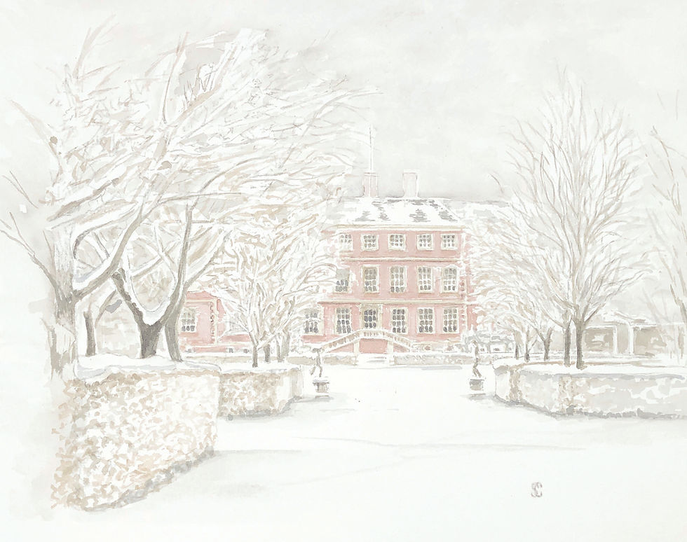 Thumbnail: Winter, Ham House - A6 Cards - Pack of 10 (Landscape)