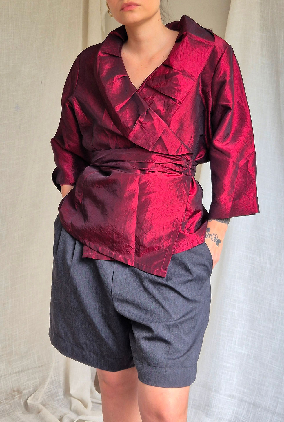 Miniatura: Blusa Transpassada Ki Graça (GG)