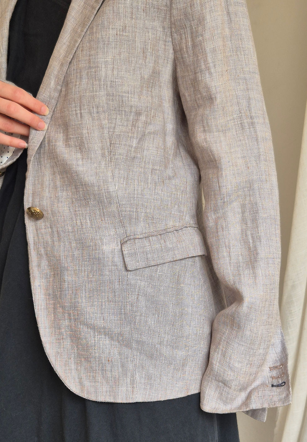 Miniatura: Blazer Linho Acinzentado (38/40)