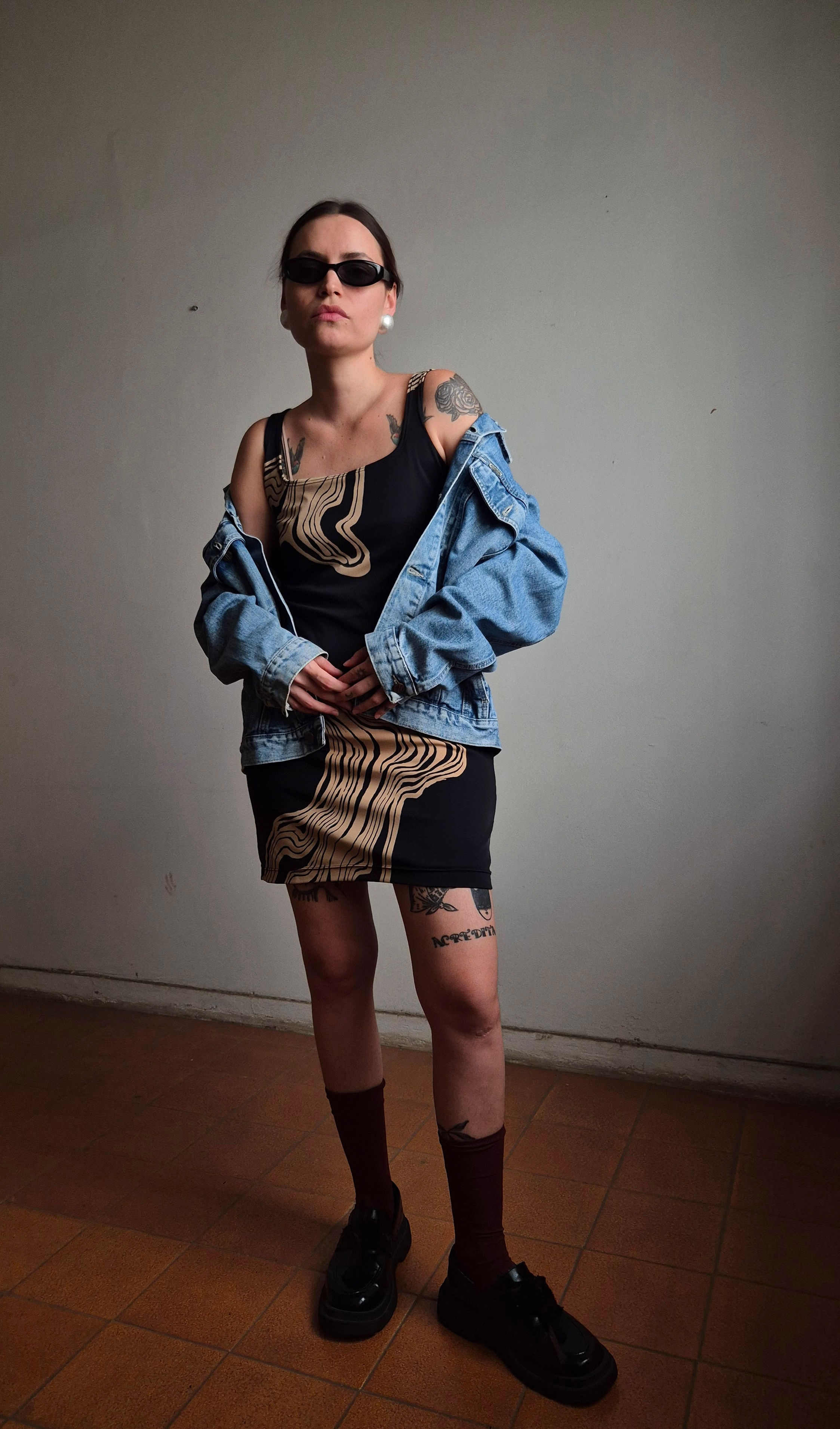 Vestido Vintage Tom Back Rabelo  (M)