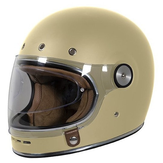 CASCO MOTO INTEGRALE VINTAGE STORMER ORIGIN CREMA | Anelli \u0026 Tondini snc
