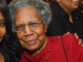 Historian Rella Braithwaite with grandau