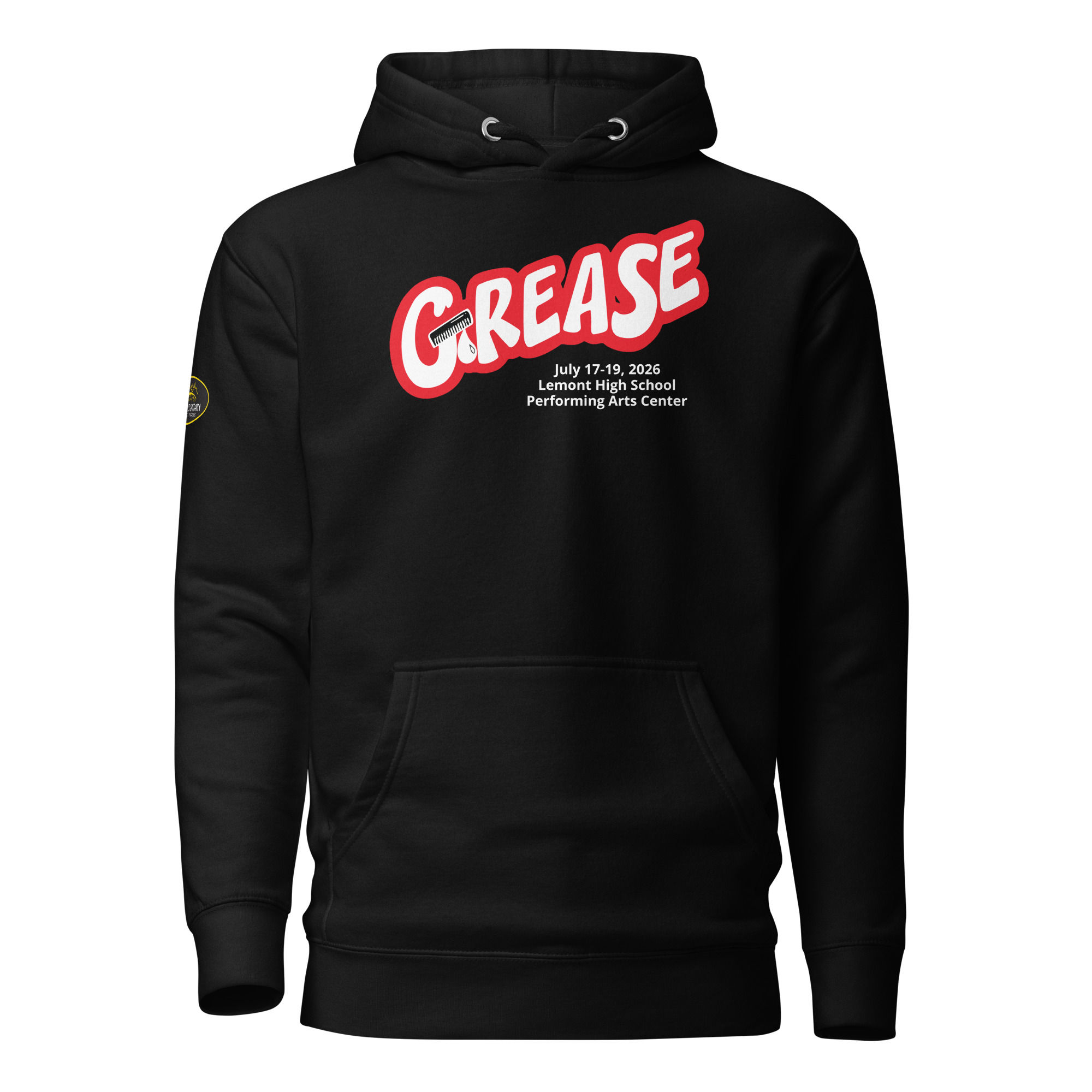Grease Hoodie Show Shirt - Black