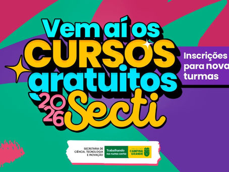 OPORTUNIDADES: Campina Grande abre 500 vagas em cursos gratuitos de tecnologia