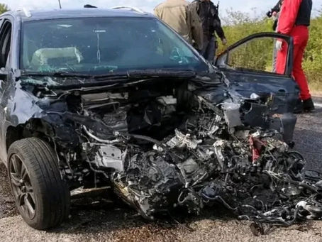 Acidente envolvendo três veículos é registrado na BR-230, no Cariri Paraibano