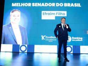 DESTAQUE: Efraim Filho é eleito Melhor Senador do Brasil 2025