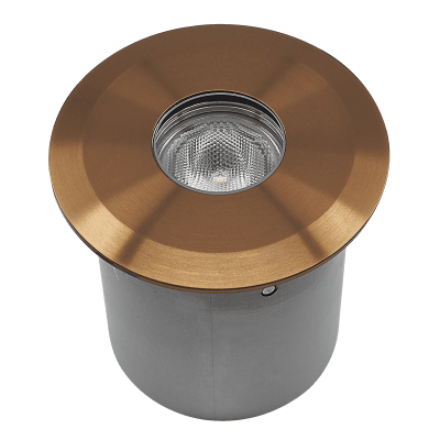 Superspot Gartenstrahler von Staub Designlight für präzise Gartenbeleuchtung in Bronze mit 