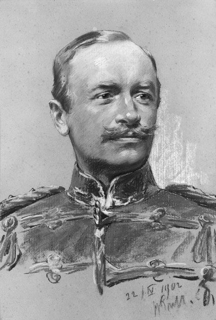 Kreidezeichnung von Herrmann Prell, 1902