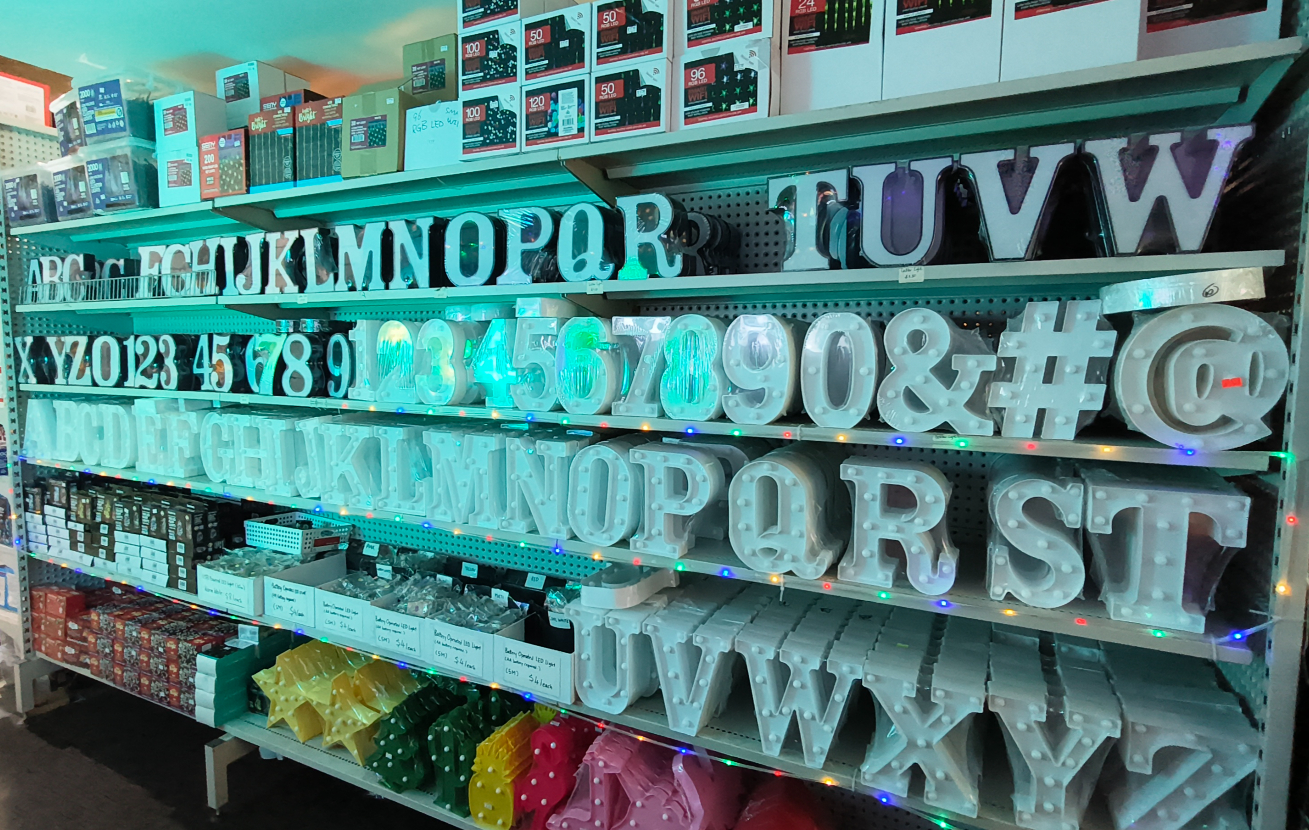 Lightings - Alphabet & Numbers