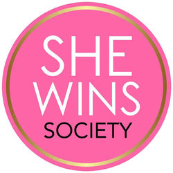 She wins society Logo