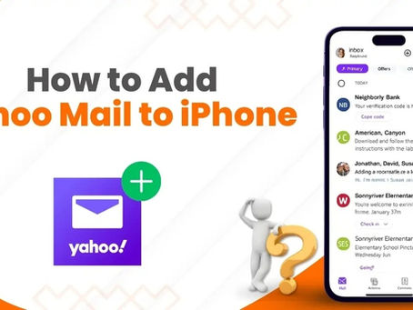 How to Add Yahoo Mail to iPhone?