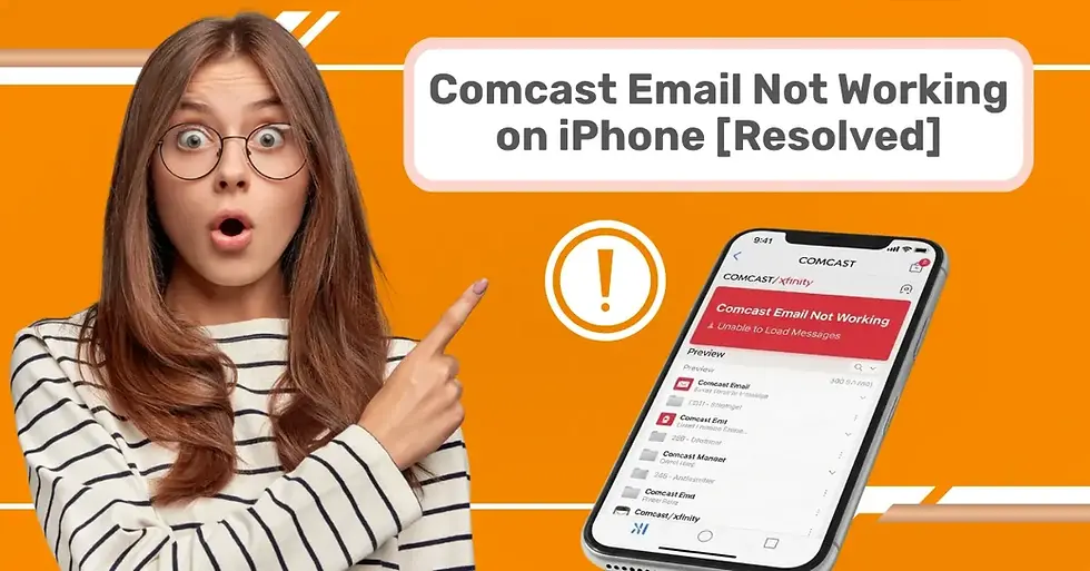 Comcast Email Not Working on iPhone