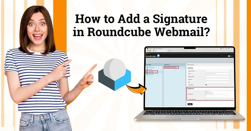 Signature in Roundcube Webmail