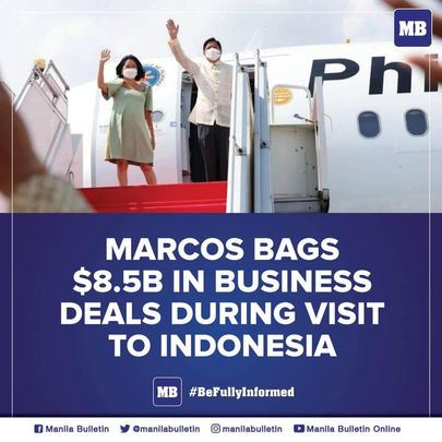 President Marcos bags $8.5 B in business deals during visit to Indonesia