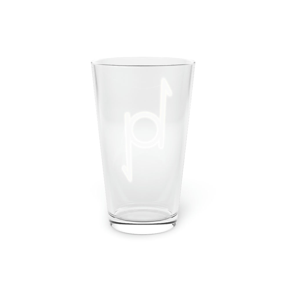 Thumbnail:  BQ STRANO Logo Pint Glass, 16oz