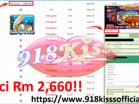 Pussy888 Sedang Bayar Member Dapat Cuci Rm 2,660 ! Game "Sea World" !! Cepat Pm Kami Dapat ID Ong2 !