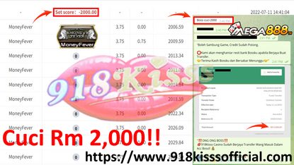 Mega888 Sedang Bayar Member Dapat Cuci Rm 2,000 ! Game "Money Fever" !! Cepat Pm Kami Dapat ID Ong!!