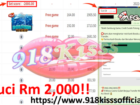 Mega888 Sedang Bayar Member Dapat Cuci Rm 2,000 ! Game "Dolphin Reef" !! Cepat Pm Kami Dapat ID Ong!