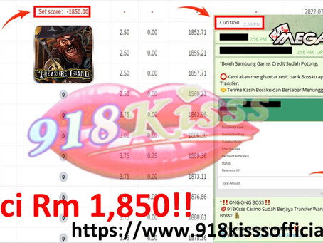 Mega888 Sedang Bayar Member Dapat Cuci Rm 1,850 ! Game "Treasure Island" !! Cepat Pm Kami Dapat ID !