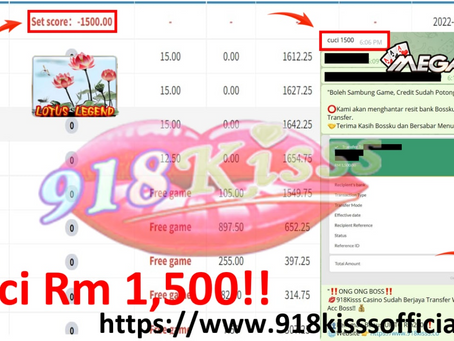 Mega888 Sedang Bayar Member Dapat Cuci Rm 1,500 ! Game "Lotus Legend" !! Cepat Pm Kami Dapat ID Ong!