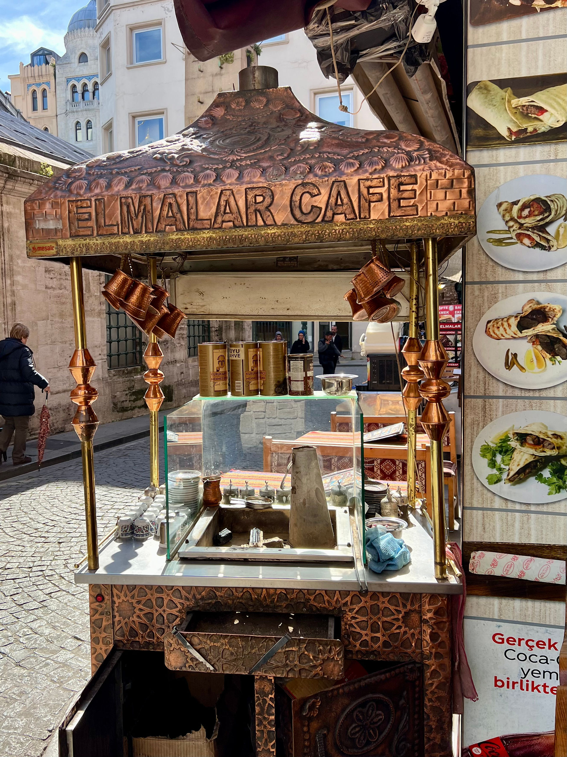 Istanbul - Egyptian Bazaar Coffee stand