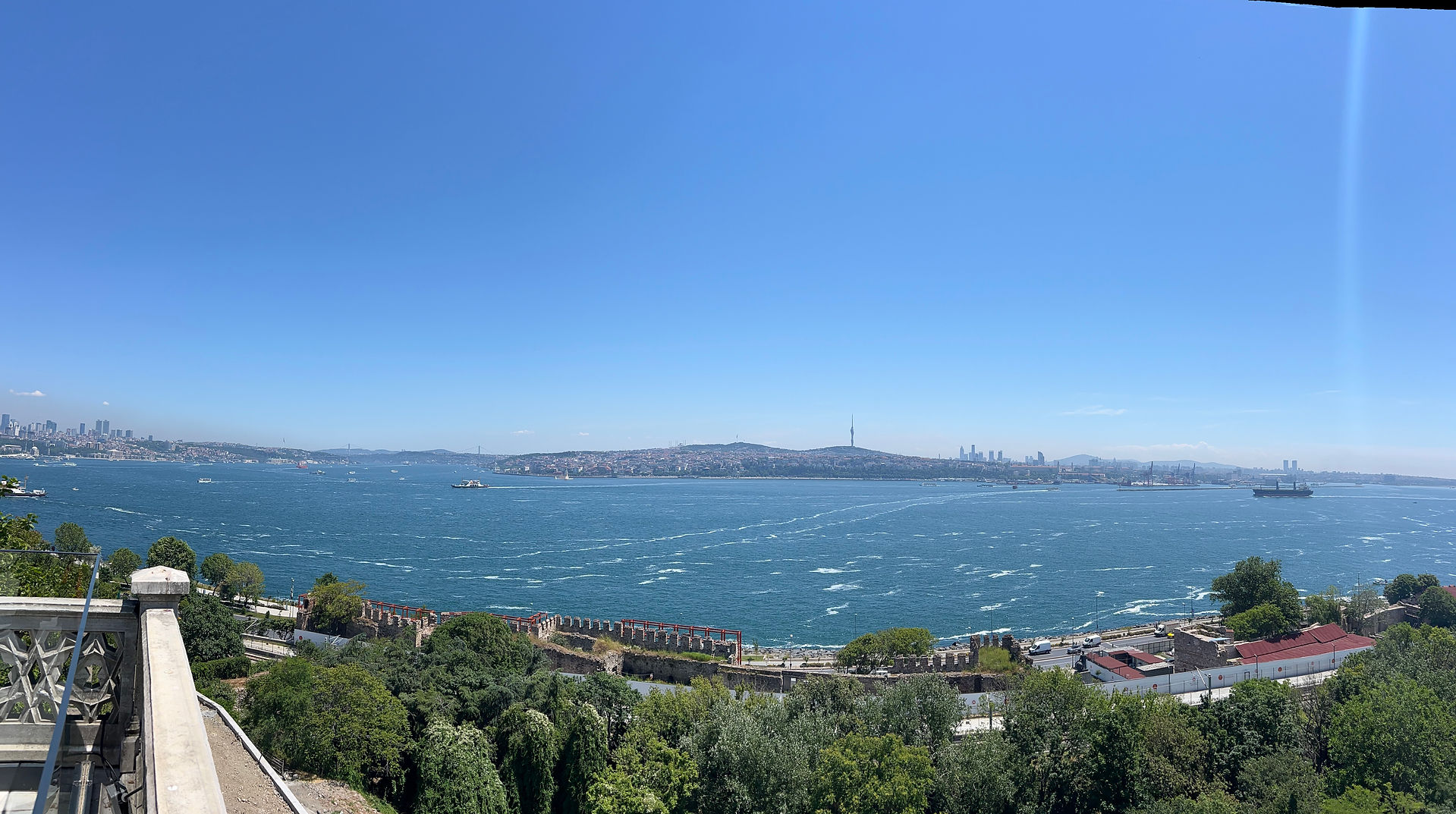 Istanbul - Topkapi Palace view of Bosphorus