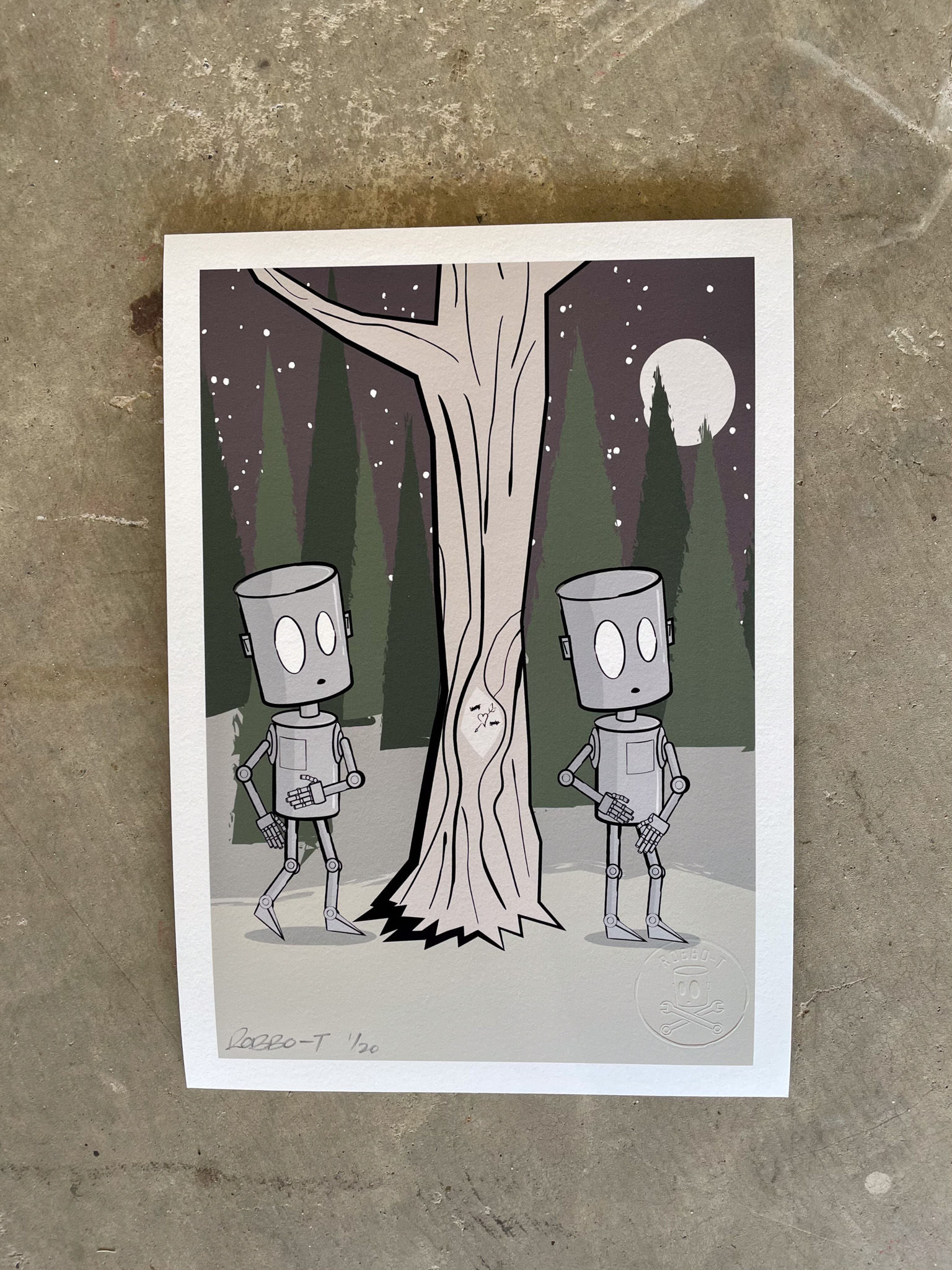 Shine Like Stars Print - A4