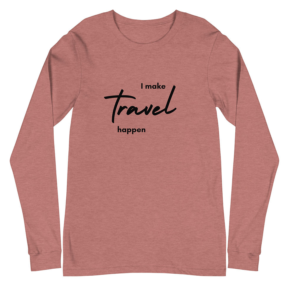 Thumbnail: I Make Travel Happen Long Sleeve Shirt