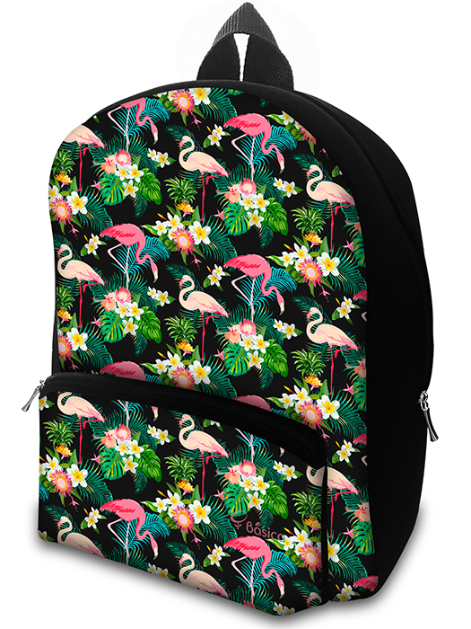 Mochila em Neoprene Flamingos Mini
