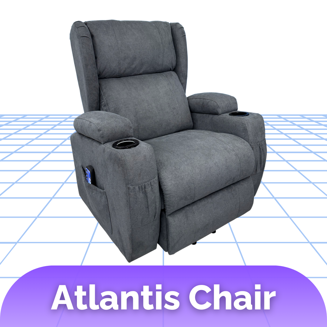 Four Motor Lift Assist Recliner Chair Sit to Stand