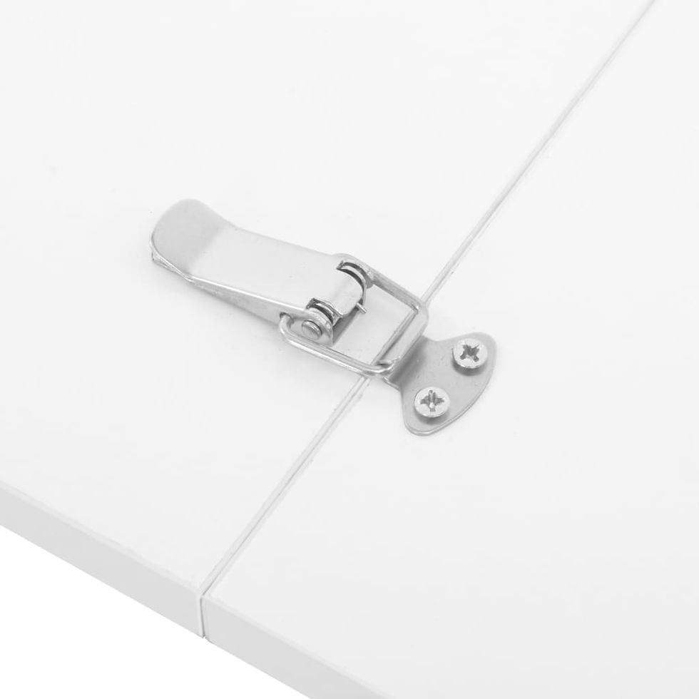 Thumbnail: Extendable Dining Table 175x90x75 cm High Gloss White