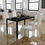 Thumbnail: Dining Table 5 Piece Set Black and White