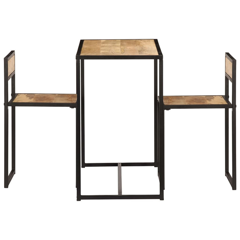 Thumbnail: Mango Wood Dining 3 Piece Set
