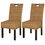 Thumbnail: Kubu Rattan Dining Chair 2 Piece Set with Wood