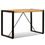 Thumbnail: Mango Wood Dining Table Rough 120 cm