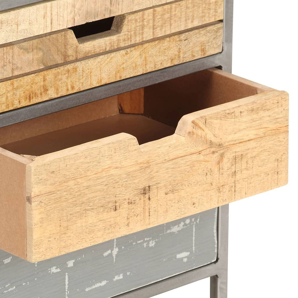 Thumbnail: Bed Cabinet 40x30x50 cm Solid Mango Wood