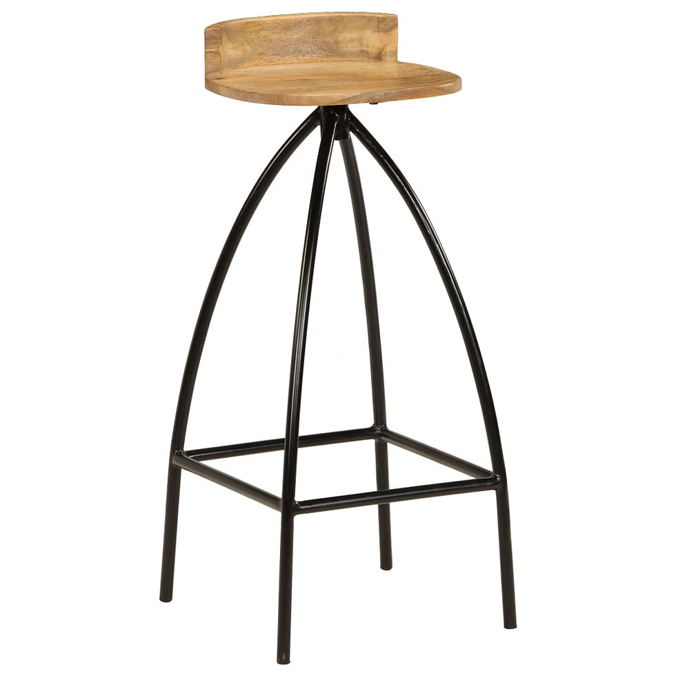 Thumbnail: Mango Wood Bar Chair Set 2