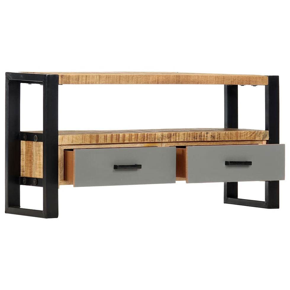 Thumbnail: Mango Wood TV Cabinet 100x30x50 cm