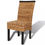 Thumbnail: Mango Wood Dining Chair Set 4 Abaca