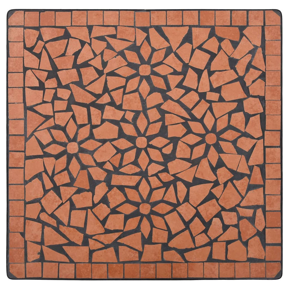 Thumbnail: Ceramic Bistro Table Terracotta